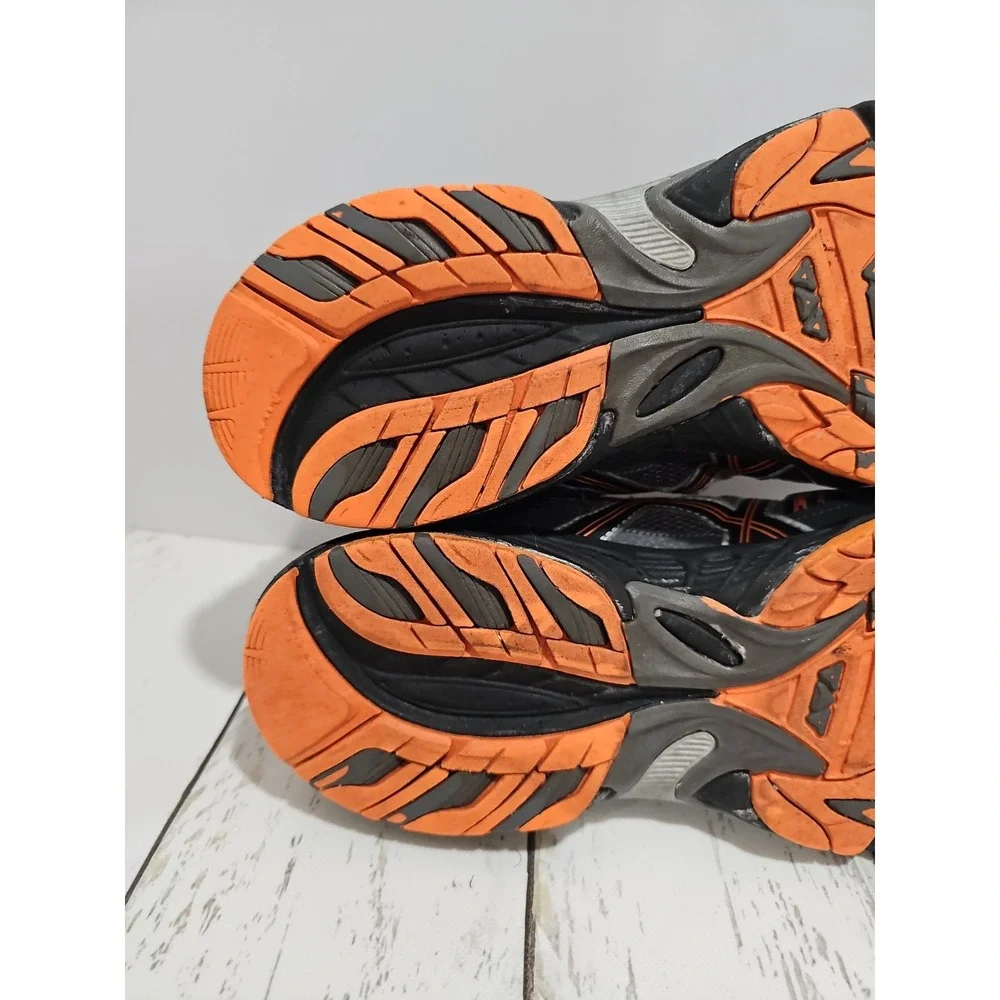 ASICS GEL Venture 5 Orange Grey mens Running Shoes Low Top Sneakers Size 13 US